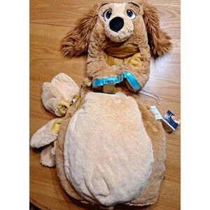 NWT 18-24 Mo Disney Store Deluxe Lady Puppy Dog Halloween Costume Mitts Booties
